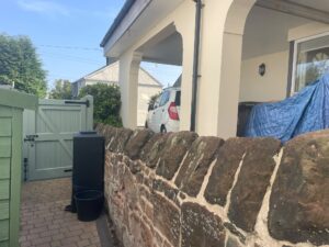 Before fecent fence job in st helens - Merseyside Fencing recent before picture of fencing job in st helens