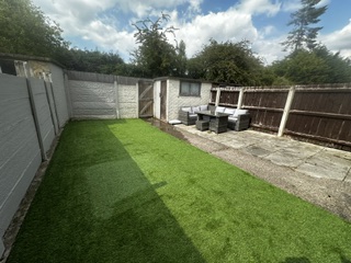 Hoylake Before Slat Fencing Installation