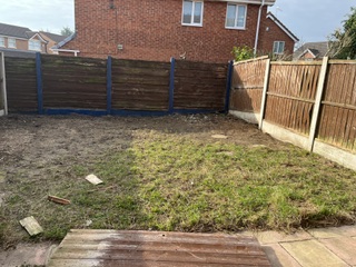 Oxton Derelict Fencing Before Installation