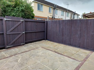 Recent Wallasey Fence Job Before