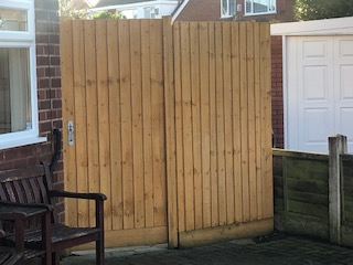 Bespoke Saughall Massie Garden Gate