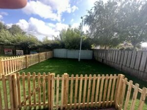 Picket Fence in Nursery. Liverpool